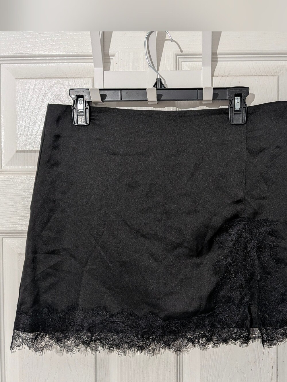 Commense Lace Trim Slit Mini Skirt - Picture 9 of 15